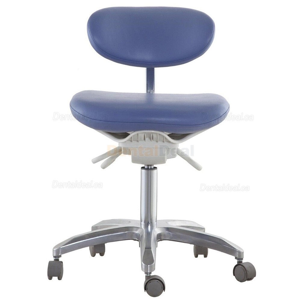 QIYUAN QY DS-PB1 Dental Operator Stool Chair Seat with Foot Base PU Leather